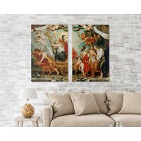 Peter Paul Rubens Wandbilder Set Für Zuhause Dekor Triumph Des Glaubens Panels Für Wohnzimmer Leinwand Gemälde Cuadros Bilder Da0541 von 999DesignsArt