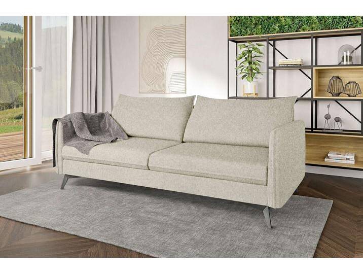 99rooms 3-Sitzer Edison, Sofa, 3-Sitzer Sofa, mit Rundumbezug, inkl. 2 Rückenkissen, 4 stabile Metallfüße, beige, Beige 99rooms 3-Sitzer Edison, Sofa, 3-Sitzer Sofa, mit Rundumbezug, inkl. 2 Rückenkissen, 4 stabile Metallfüße, beige, Beige von 99rooms