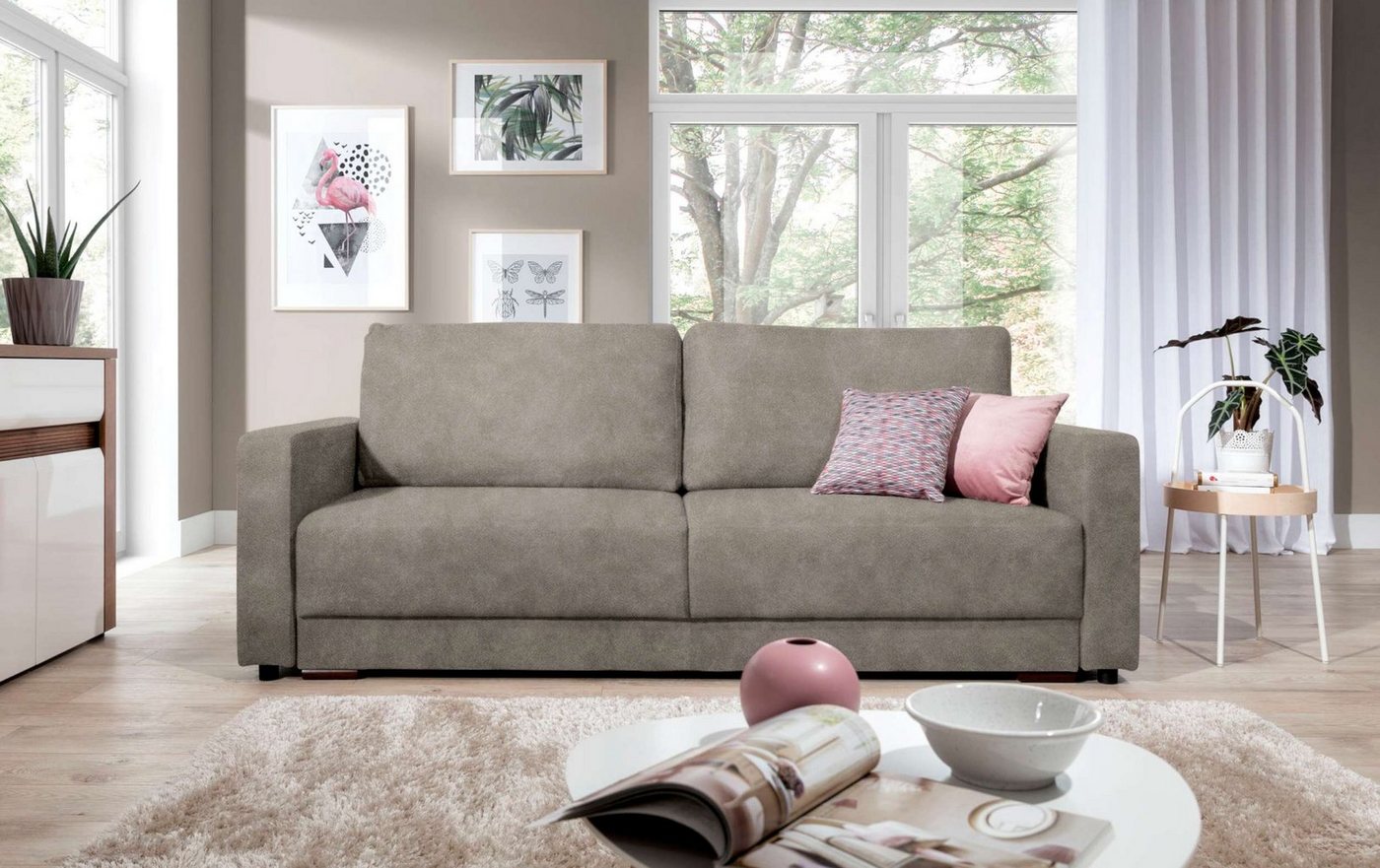 99rooms 3-Sitzer Ester, Sofa, 2-Sitzer, mit Bettfunktion, frei im Raum stellbar, Schaumstoff T24 und HR 56 99rooms 3-Sitzer Ester, Sofa, 2-Sitzer, mit Bettfunktion, frei im Raum stellbar, Schaumstoff T24 und HR 56 von 99rooms