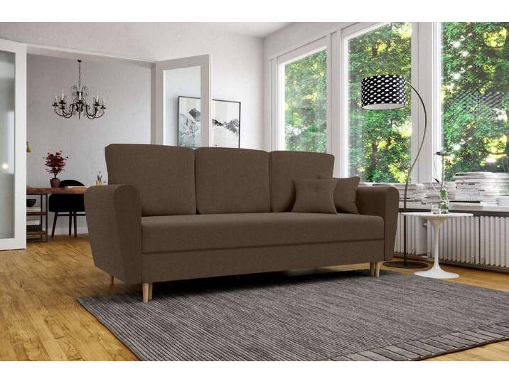 99rooms 3-Sitzer Rowan, 2,5-Sitzer, Sofa, mit Armlehnen und Rückenlehne, frei im Raum stellbar, Sitzkomfort, braun, Braun 99rooms 3-Sitzer Rowan, 2,5-Sitzer, Sofa, mit Armlehnen und Rückenlehne, frei im Raum stellbar, Sitzkomfort, braun, Braun von 99rooms