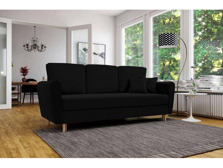 99rooms 3-Sitzer Rowan, 2,5-Sitzer, Sofa, mit Armlehnen und Rückenlehne, frei im Raum stellbar, Sitzkomfort, schwarz, Schwarz 99rooms 3-Sitzer Rowan, 2,5-Sitzer, Sofa, mit Armlehnen und Rückenlehne, frei im Raum stellbar, Sitzkomfort, schwarz, Schwarz von 99rooms