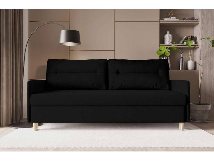 99rooms 3-Sitzer Versus, 2-Sitzer, Sofa, mit Schlaffunktion und Bettkasten, frei im Raum stellbar, Sitzkomfort, schwarz, Schwarz 99rooms 3-Sitzer Versus, 2-Sitzer, Sofa, mit Schlaffunktion und Bettkasten, frei im Raum stellbar, Sitzkomfort, schwarz, Schwarz von 99rooms