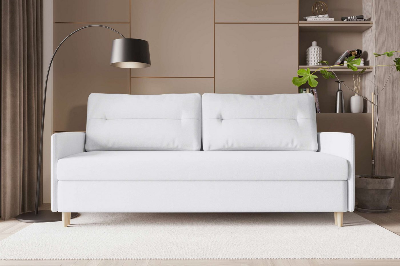 99rooms 3-Sitzer Versus, 2-Sitzer, Sofa, mit Schlaffunktion und Bettkasten, frei im Raum stellbar, Sitzkomfort 99rooms 3-Sitzer Versus, 2-Sitzer, Sofa, mit Schlaffunktion und Bettkasten, frei im Raum stellbar, Sitzkomfort von 99rooms