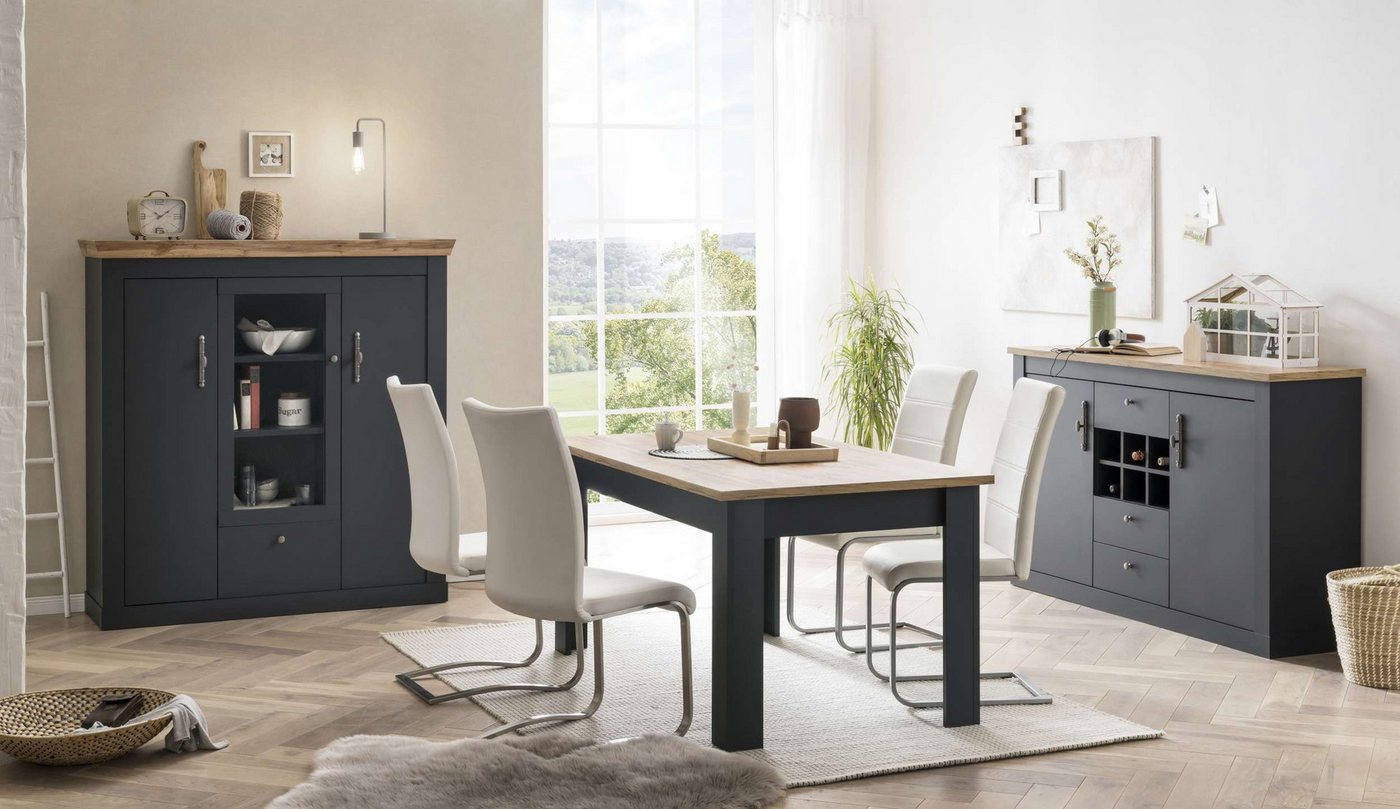 99rooms Badezimmer-Set Marko, (Set (3-St), Esszimmerset), Soft-Close-Funktion, wahlweise mit LED-Beleuchtung von 99rooms