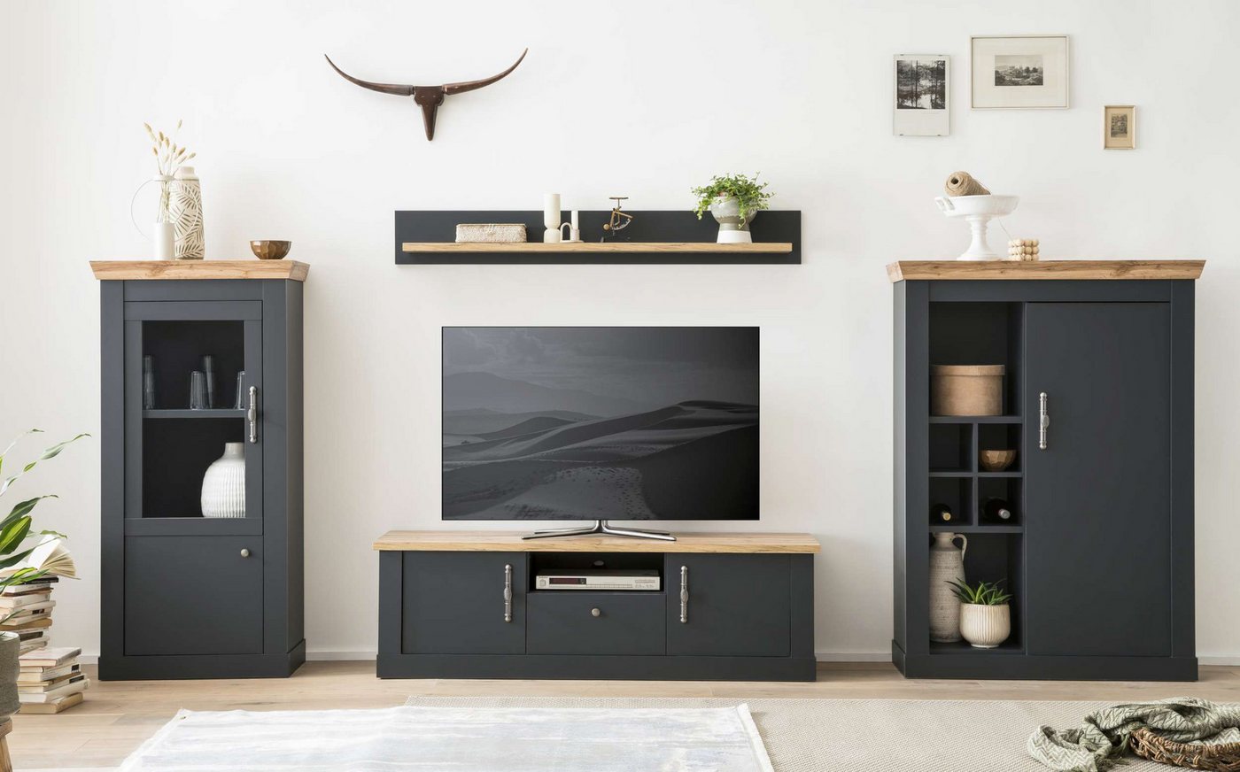 99rooms Badezimmer-Set Marko, (Set (4-St), Wohnmöbel), Soft-Close-Funktion, wahlweise mit LED-Beleuchtung von 99rooms