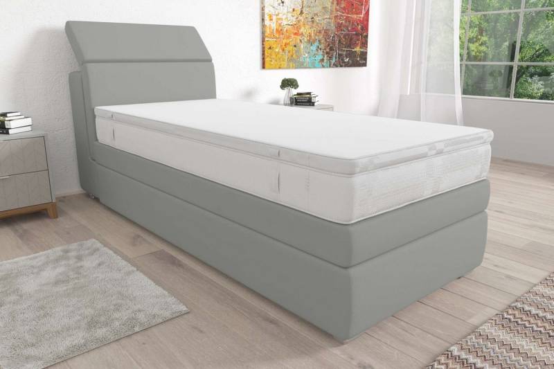 99rooms Boxspringbett Mentor (Schlafzimmerbett, Bett), 90/100/120 x 200 cm, mit Bonellfederkern, mit Topper von 99rooms