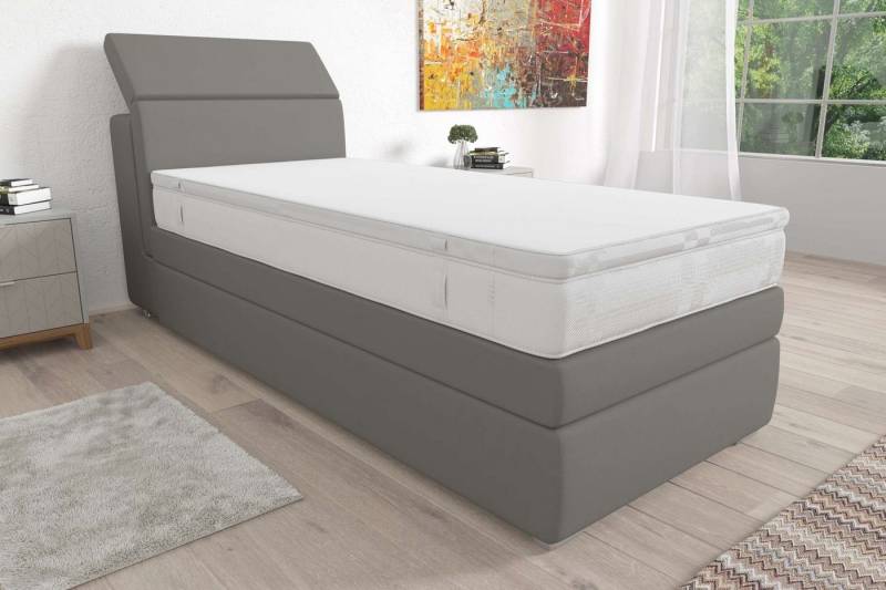 99rooms Boxspringbett Mentor (Schlafzimmerbett, Bett), 90/100/120 x 200 cm, mit Bonellfederkern, mit Topper von 99rooms