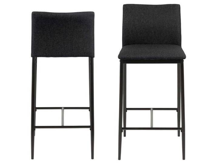 99rooms Boxspringbett Midera (Esszimmerstuhl, Küchenstuhl (2-St), Funktionales Designkonzept in origineller Formgebung, grau schwarz von 99rooms