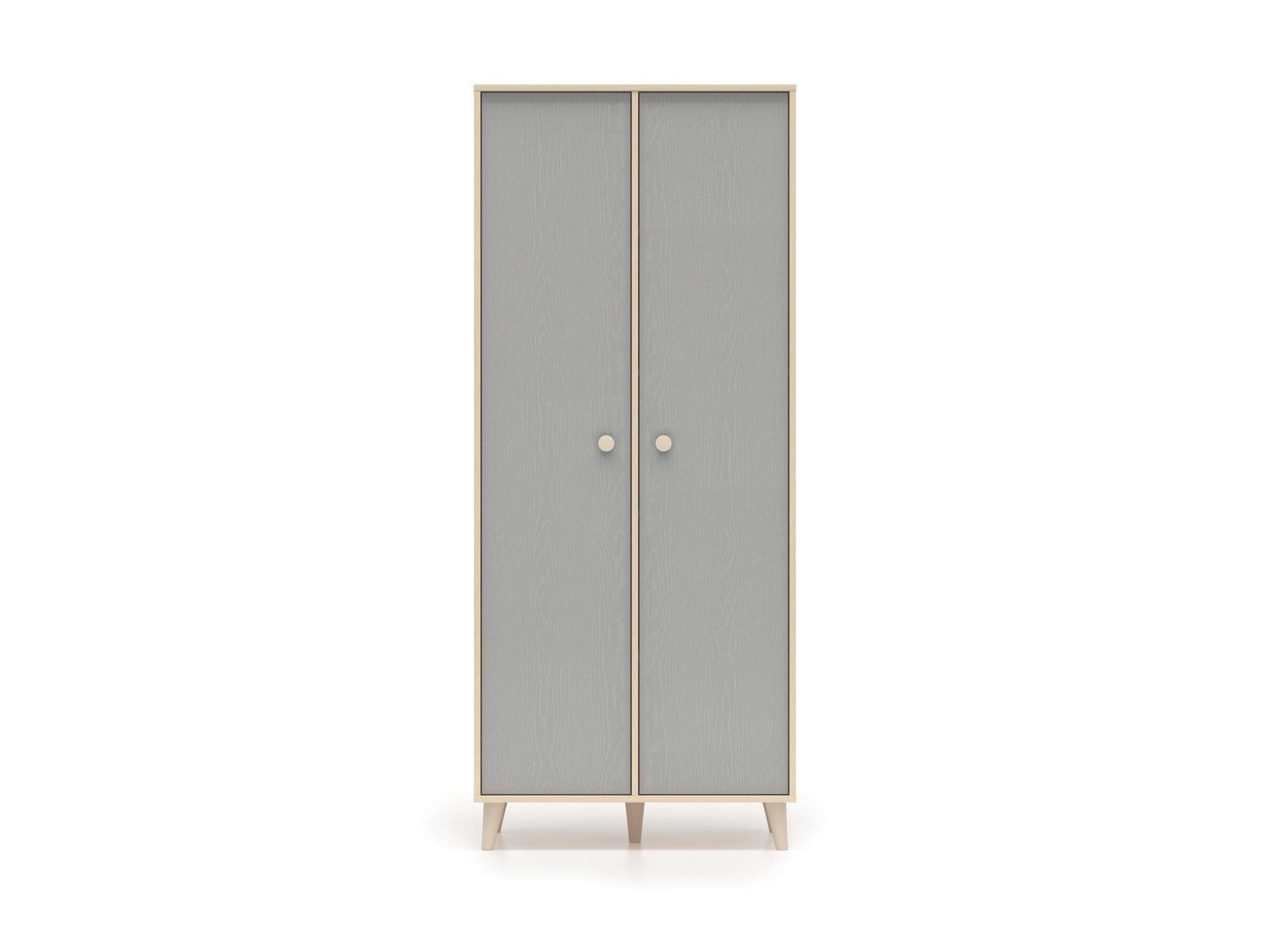 99rooms Drehtürenschrank Anna (Kinderschrank, Mehrzweckschrank) Modern Design, für Kinderzimmer, viel Stauraum, Soft-Close Funktion von 99rooms