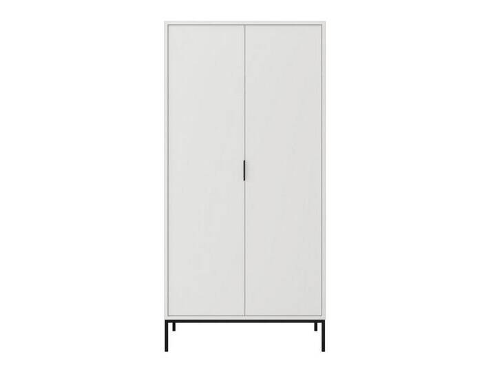 99rooms Drehtürenschrank Avgustin (Kleiderschrank, Schrank, Mehrzweckschrank) Modern Design, mit viel Stauraum, Soft-Close Funktion, schwarz von 99rooms
