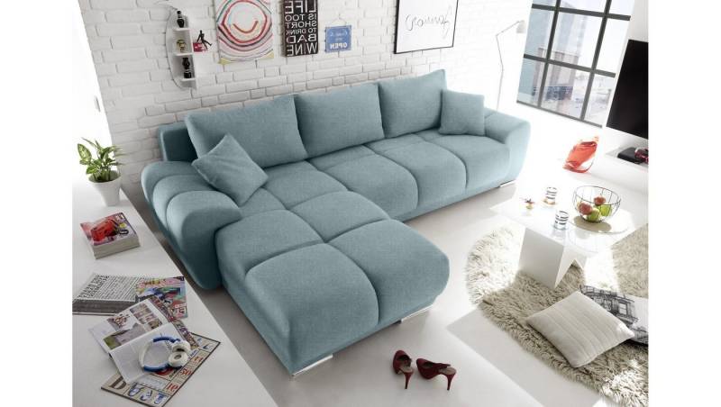 99rooms Ecksofa Antalya, wahlweise mit Bettfunktion und Bettkasten, frei im Raum stellbar von 99rooms