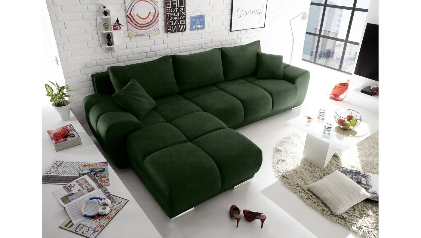 99rooms Ecksofa Antalya, wahlweise mit Bettfunktion und Bettkasten, frei im Raum stellbar von 99rooms