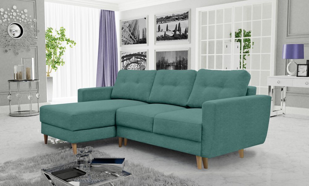 99rooms Ecksofa Frampol, L-Form, Eckcouch, Ottomane links oder rechts bestellbar, mit Bettfunktion, inkl. Kissen von 99rooms