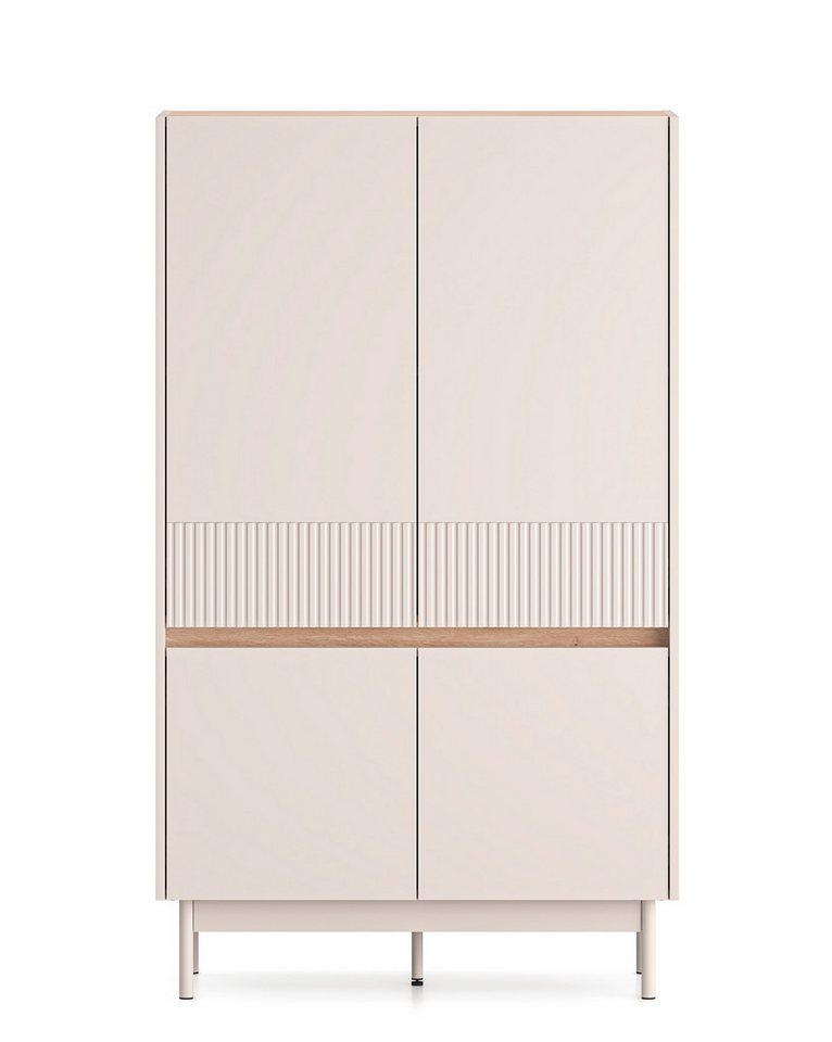 99rooms Highboard Ariella (Sideboard, Highboard, Schubladenkommode), Modern Design, kratzfeste Oberfläche, mit Soft-Close-Funktion von 99rooms