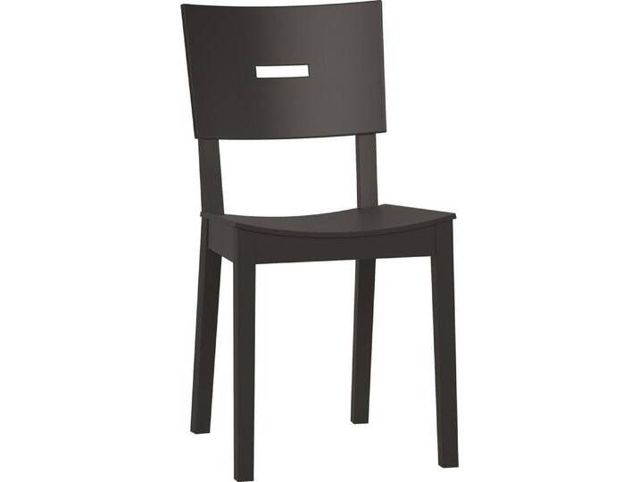 99rooms Holzstuhl Simplica (Esszimmerstuhl, Küchenstuhl), Massivholz, Skandinavisch Design, made in Europa, schwarz, Schwarz von 99rooms