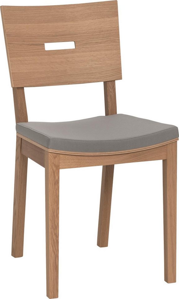 99rooms Holzstuhl Simplica (Esszimmerstuhl, Küchenstuhl), Massivholz, Skandinavisch Design, mit Sitzpolsterung von 99rooms