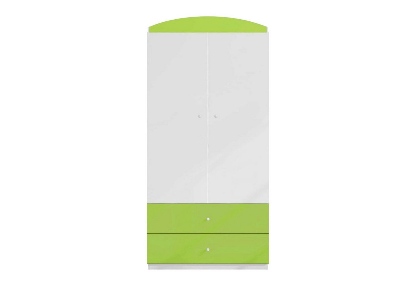 99rooms Kinderkleiderschrank Dreams (Standschrank, Kinderschrank) 2-türig, mit viel Stauraum, aus Holzwerkstoff, mit Schubladen, Design Modern, für Kinder von 99rooms