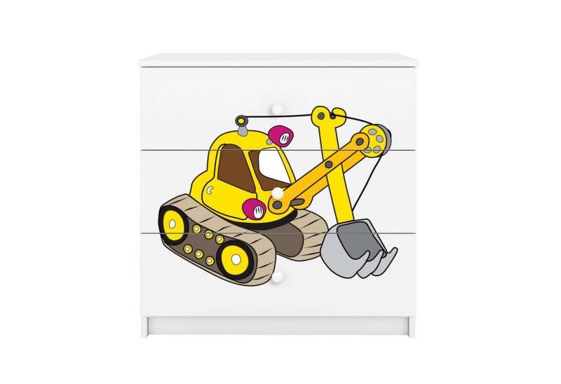 99rooms Kinderkleiderschrank Dreams Motiv III (Sideboard, Highboard) Modern, Zertifikate und europäische Hygienestandards der Klasse E1 von 99rooms