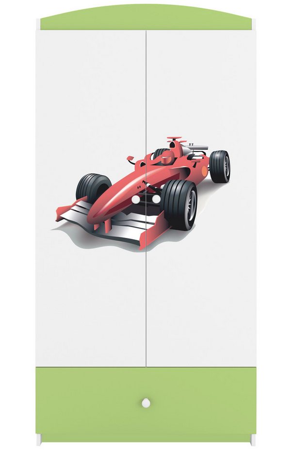 99rooms Kinderkleiderschrank Dreams Motiv VII (Kleiderschrank, Schrank) Modern, Zertifikate und europäische Hygienestandards der Klasse E1 von 99rooms