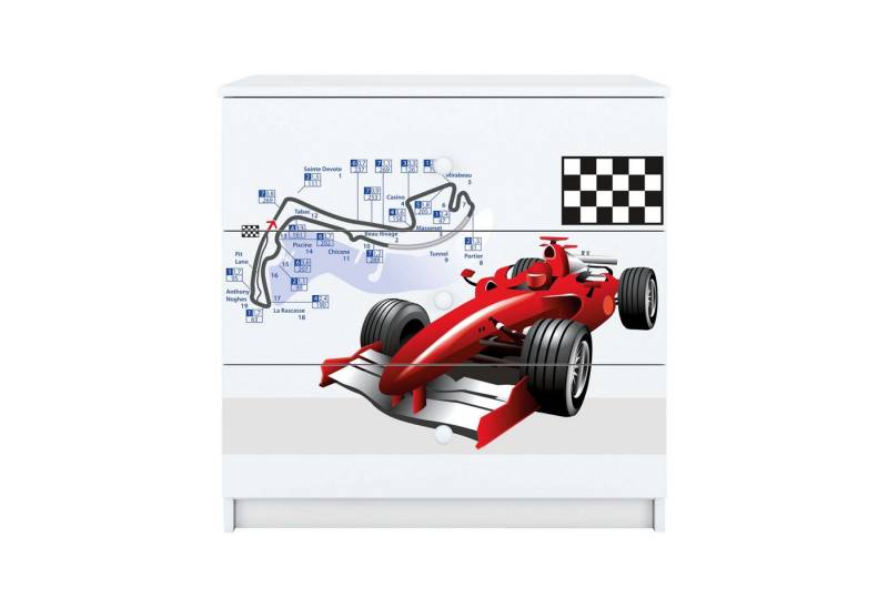 99rooms Kinderkleiderschrank Dreams Motiv VII (Sideboard, Highboard) Modern, Zertifikate und europäische Hygienestandards der Klasse E1 von 99rooms