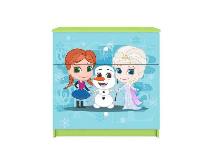 99rooms Kinderkleiderschrank Dreams Motiv VIII (Sideboard, Highboard) Modern, Zertifikate und europäische Hygienestandards der Klasse E1, grün von 99rooms