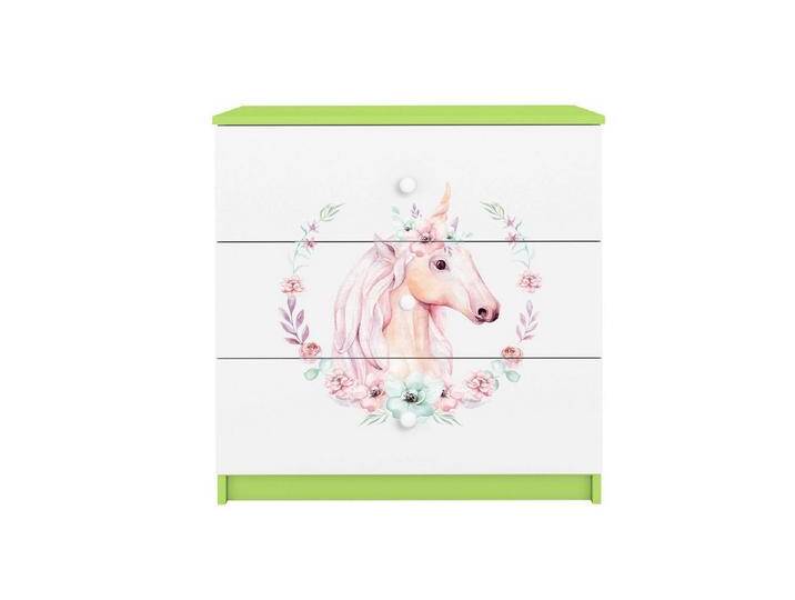 99rooms Kinderkleiderschrank Dreams XXV (Sideboard, Highboard) Modern, Zertifikate und europäische Hygienestandards der Klasse E1, grün von 99rooms