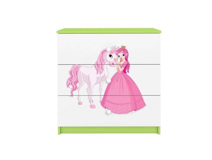 99rooms Kinderkleiderschrank Dreams XXVI (Sideboard, Highboard) Modern, Zertifikate und europäische Hygienestandards der Klasse E1, grün von 99rooms