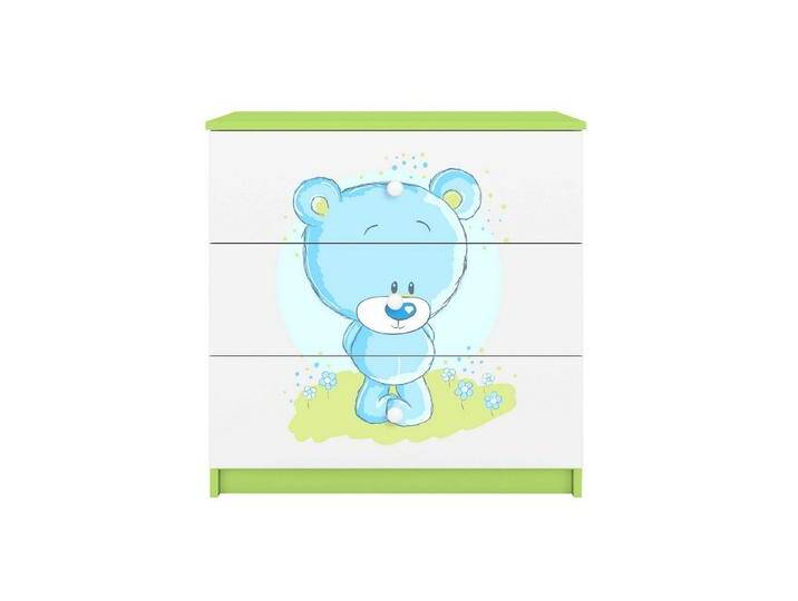 99rooms Kinderkleiderschrank Dreams XXVIII (Sideboard, Highboard) Modern, Zertifikate und europäische Hygienestandards der Klasse E1, grün von 99rooms