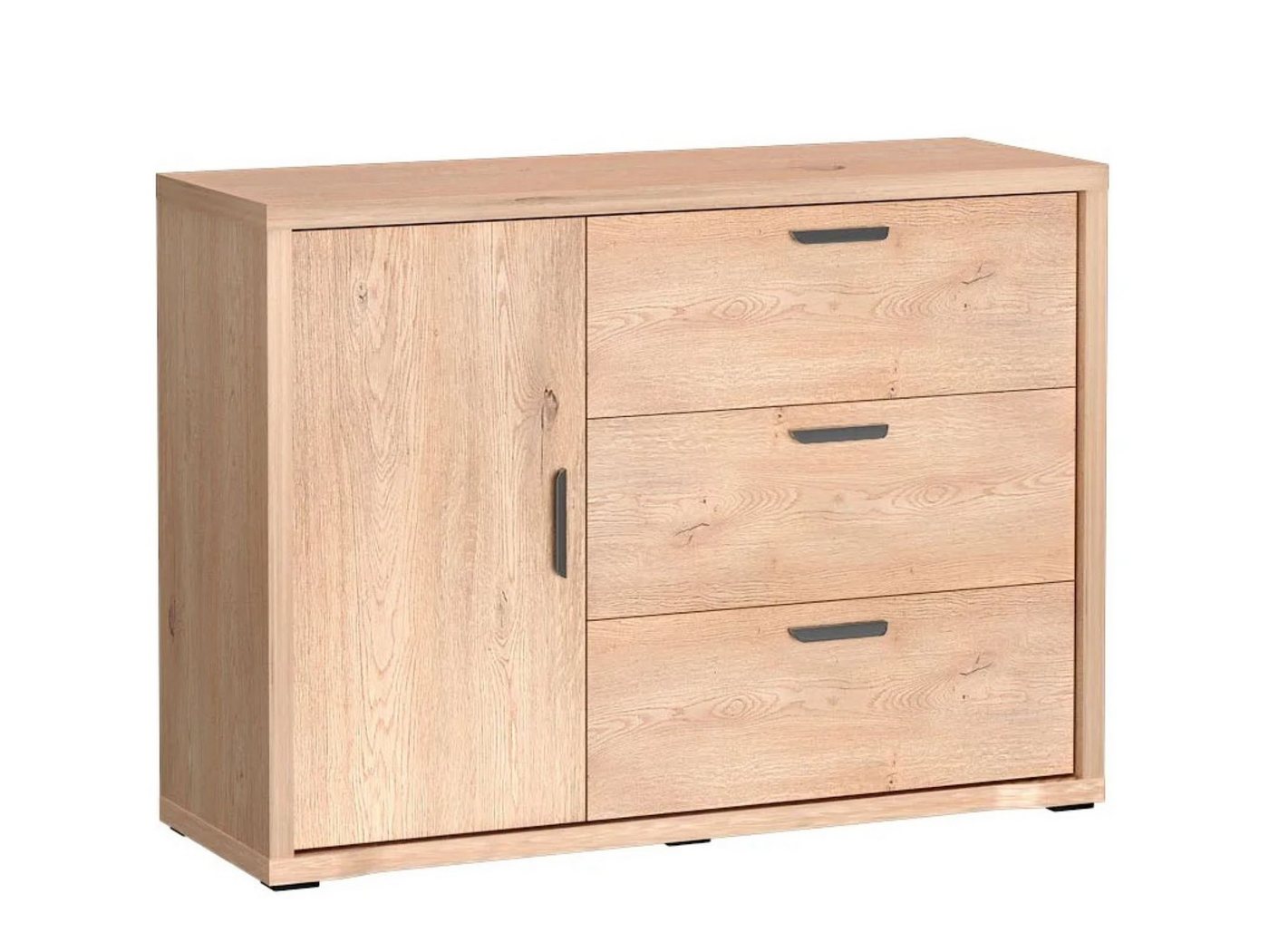 99rooms Kommode Riesa (Sideboard, Highboard, Schubladenkommode), Stilvolles Design mit natürlicher Ausstrahlung, Soft-Close-Funktion von 99rooms