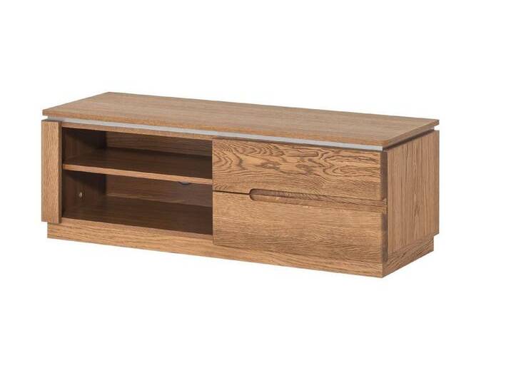 99rooms Lowboard Marengo I Massivholz Eiche Rustikal (TV-Kommode, TV-Schrank), viel Stauraum, aus Massivholz, Skandinavisch Design von 99rooms