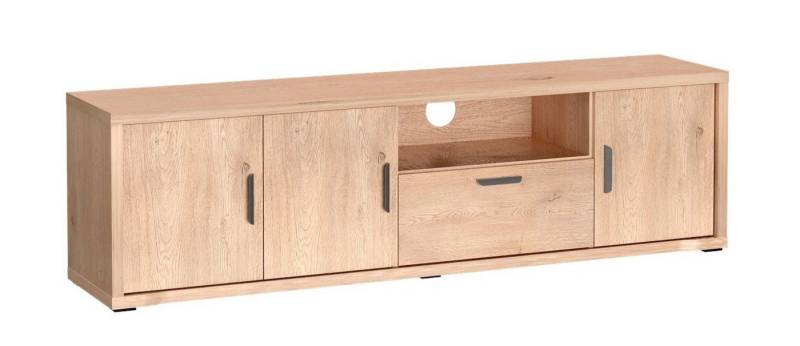 99rooms Lowboard Riesa (TV-Kommode, TV-Schrank, Fernsehschrank), Stilvolles Design mit natürlicher Ausstrahlung, Soft-Close-Funktion von 99rooms