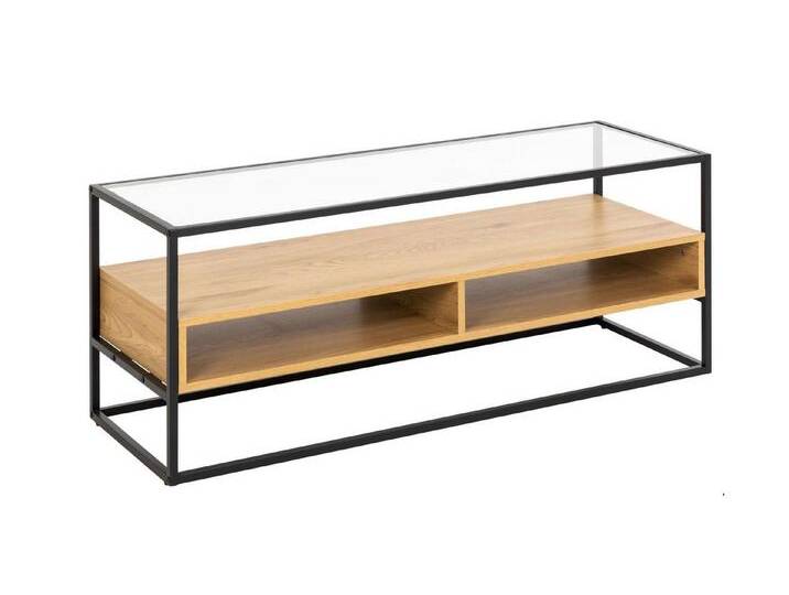 99rooms Lowboard Rudolf (TV-Kommode, TV-Schrank, Fernsehschrank), Funktionales Designkonzept in origineller Formgebung, schwarz von 99rooms