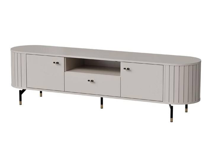99rooms Lowboard Sante (TV-Kommode, TV-Schrank, Fernsehschrank), Modern Design, mit viel Stauraum, Soft-Close-Funktion, Kaschmir von 99rooms