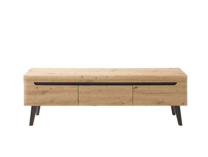 99rooms Lowboard Tasania (TV-Kommode, TV-Schrank), mit 3 Schubladen, Modern Design, aus Holzwerkstoff, schwarz von 99rooms