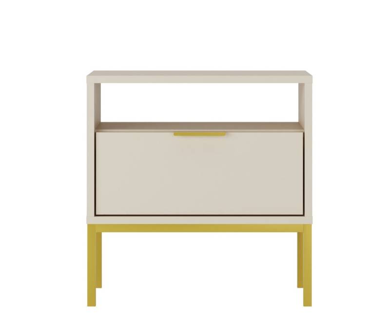 99rooms Nachttisch Avgustin (Nachtkommode, Nachttischschrank), Modern Design, mit viel Stauraum, Soft-Close Funktion von 99rooms