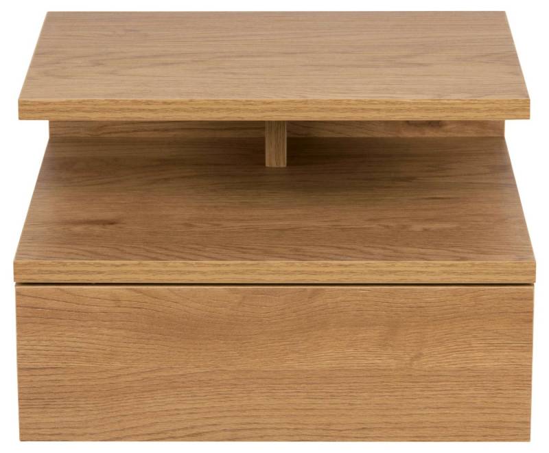 99rooms Nachttisch Kaslan (Nachtkommode, Nachttischschrank), Modern, Tischplatte, Schublade und Boden schwarz UV lackiert MDF von 99rooms