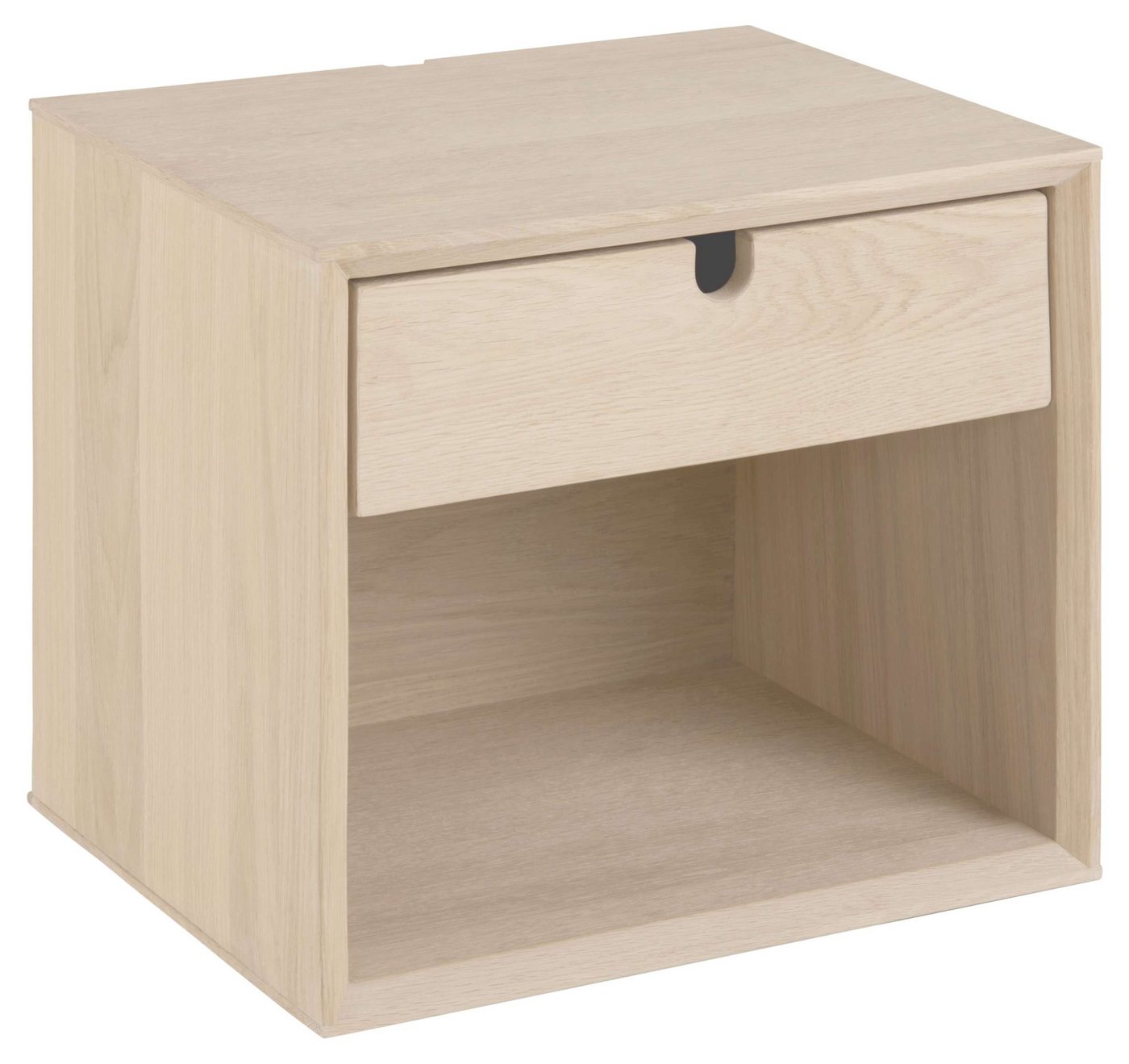 99rooms Nachttisch Kentury (Nachtkommode, Nachttischschrank), Modern Design, Korpus & Front: ölbehandelt Eiche Furnier von 99rooms