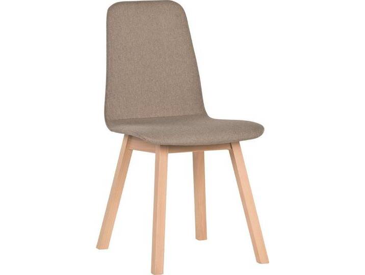 99rooms Polsterstuhl Dakkara I Beige Eiche (Esszimmerstuhl, Küchenstuhl), Massivholz, Skandinavisch Design, gepolstert, made in Europa, beige von 99rooms