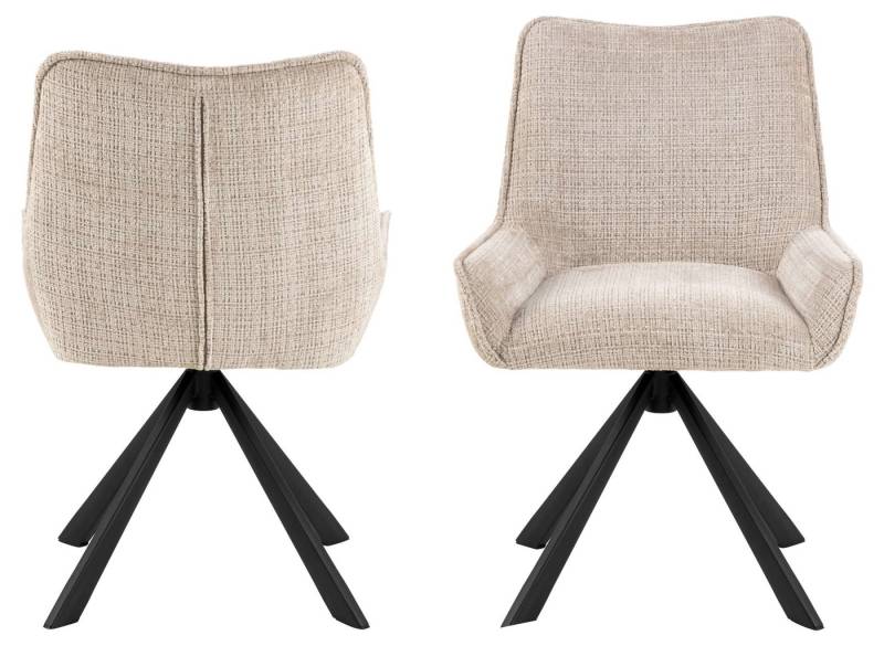 99rooms Polsterstuhl Eston (Esszimmerstuhl, Küchenstuhl (2-St), Funktionales Designkonzept in origineller Formgebung von 99rooms