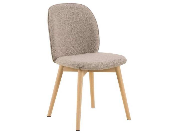 99rooms Polsterstuhl Sindy (Esszimmerstuhl, Küchenstuhl (2-St), Funktionales Designkonzept in origineller Formgebung, beige, Beige - Eiche von 99rooms