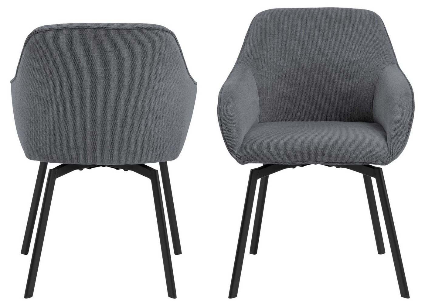 99rooms Polsterstuhl Vlada (Esszimmerstuhl, Küchenstuhl (2-St), Funktionales Designkonzept in origineller Formgebung von 99rooms