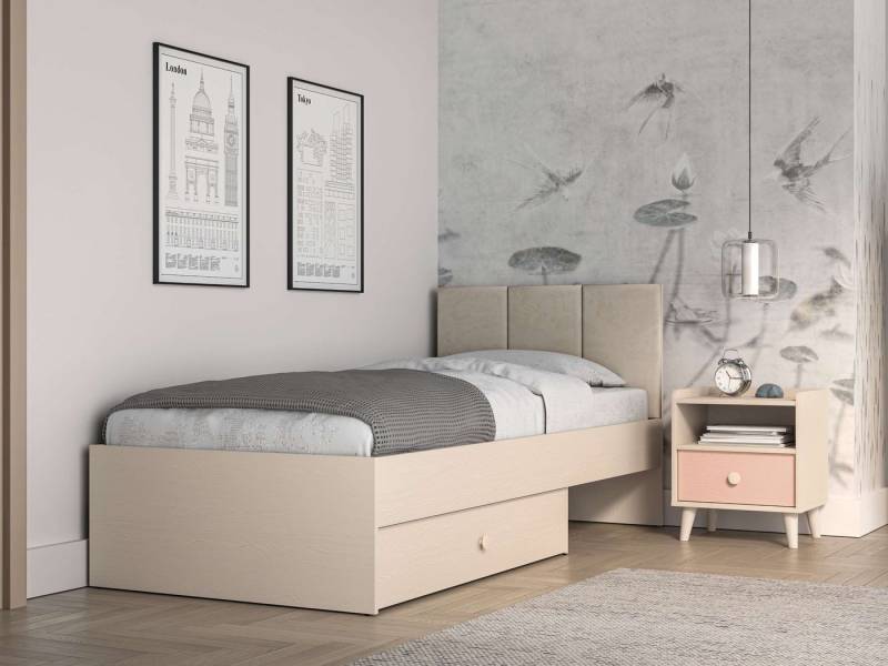 99rooms Schlafzimmer-Set Anna, (Set (2-St), Jugendzimmer-Set, Komplettset), Modern Design, für Kinderzimmer, viel Stauraum, Soft-Close Funktion von 99rooms