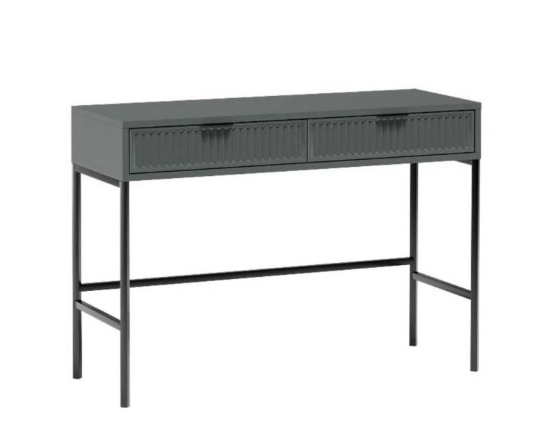 99rooms Schminktisch Klink (Frisiertisch, Frisierkommode), Stilvolles Design, Soft-Close, geriffelte Elemente, ABS-Schutzkanten von 99rooms