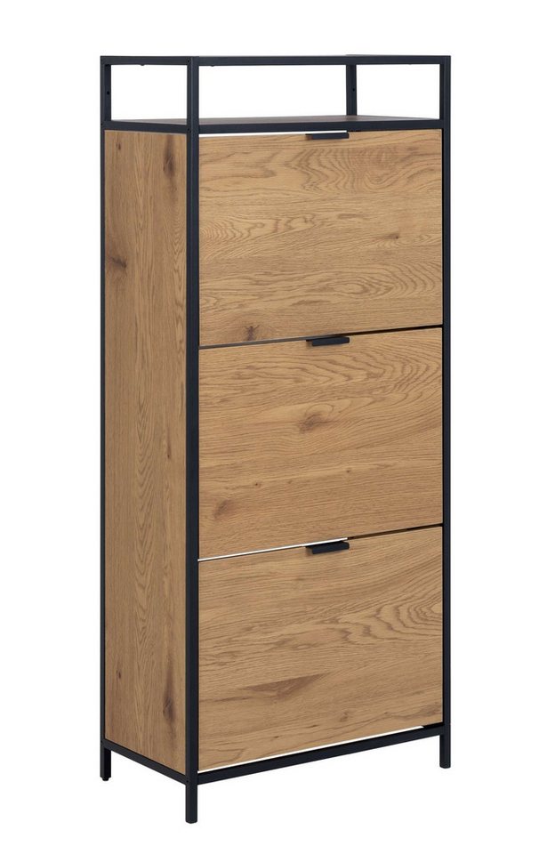 99rooms Schuhschrank Sifo (Schuhschrank, Schrank) Modern Design, viel Platz, Gestell: pulverbeschichtet Stahl von 99rooms