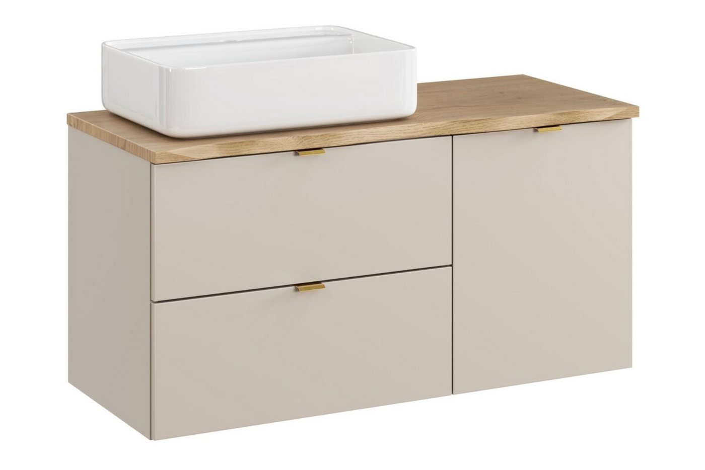 99rooms Waschbeckenunterschrank Dalina (Waschtisch, Waschbeckenunterschrank) Mit Schubladen, Schrank mit Wäschekorb, mit oder ohne Waschbecken von 99rooms