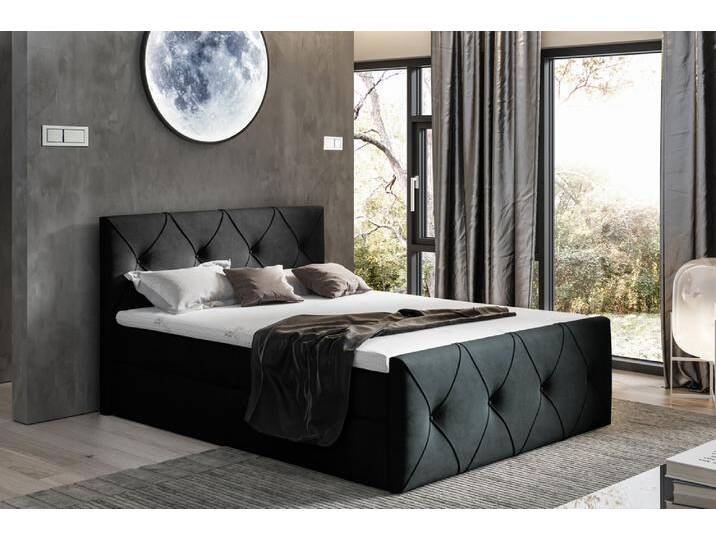 Arian Lux Boxspringbett Kunstleder 120x200 cm Braun Arian Lux Boxspringbett Kunstleder 120x200 cm Braun von 99rooms