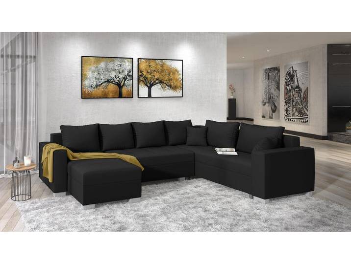 Aterno Wohnlandschaft Schwarz Links Kunstleder MADRYT Aterno Wohnlandschaft Schwarz Links Kunstleder MADRYT von 99rooms