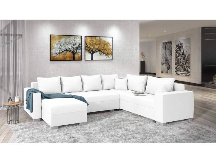 Aterno Wohnlandschaft Weiß Links Kunstleder MADRYT Aterno Wohnlandschaft Weiß Links Kunstleder MADRYT von 99rooms