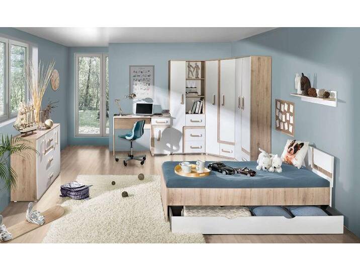 Avino Kinderzimmer-Set IV Weiß Eiche von 99rooms