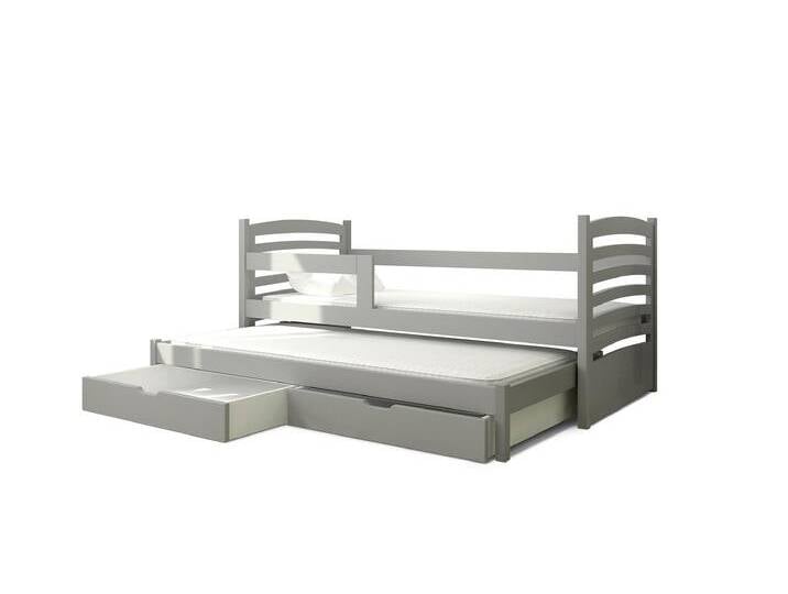 Basko Funktionsbett Kiefer Grau von 99rooms